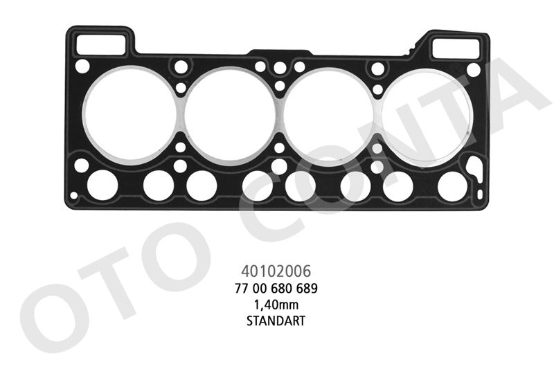 SILINDIR KAPAK CONTASI R12 R9 1,4 SIYAH - OC 40102006