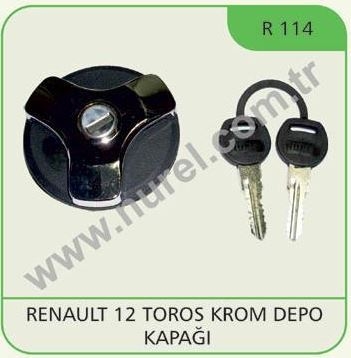 YAKIT DEPO KAPAGI KILITLI R12 TS KROM - NUREL R 114